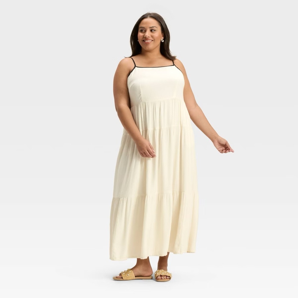 TIERED ALINE MAXI DRESS || TARGET